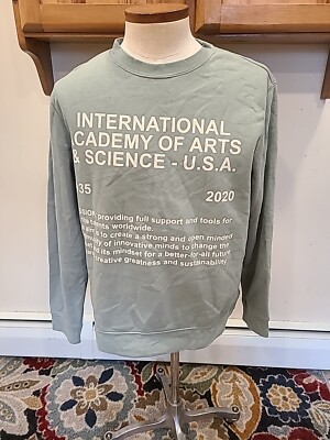 Hm Mens Crew Neck Sweatshirt International Academy Of Arts & Science Size XL NEW