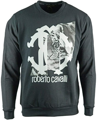 ROBERTO CAVALLI Men Sweatshirt Black 