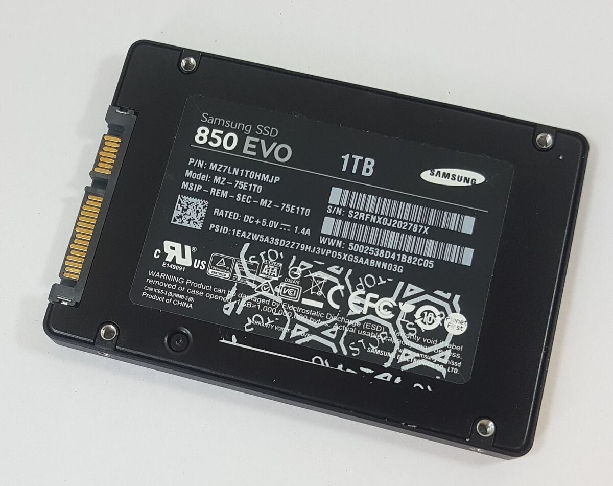 100% 1TB 1000GB SSD Samsung 850 EVO SATA 2,5 100% 1TB 1000GB SSD Samsung 850 EVO SATA 2,5