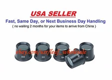 New 5 Pc Eye Loupe Magnifier Set Eyepieces Magnify Power Sewing Crafts Jewelry