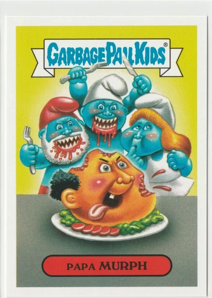 Papa Murph #6b Garbage Pail Kids GPK 2018 We Hate the 80s Trading Card