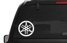 Yamaha Tuning Fork Logo Vinyl Decal Window Bumper Sticker Off Road 4x4 JetSki