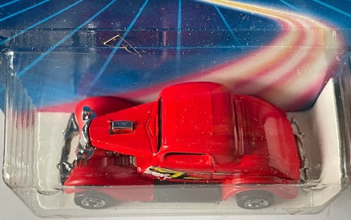 1986 Hot Wheels Speed Fleet ZZ Top Eliminator 3 Window '34 Ford Red 1473 - Picture 2 of 4