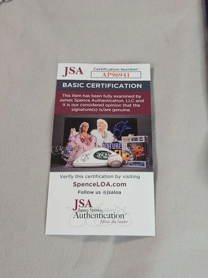 Reggie Jackson Autographed/Signed Grey Sweater JSA COA New York Yankees - Image 4 of 4