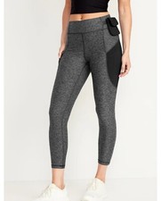 Old Navy Women's Size 2X  Gray High-Waisted Cloud  7/8 Length Leggings 40 NWT