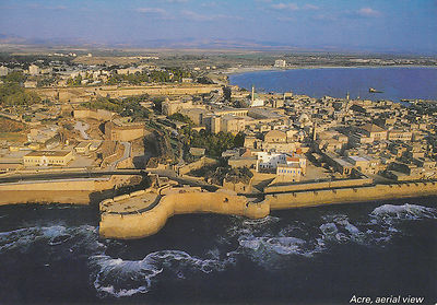 Post Card - Acre, bird`s eye view from west