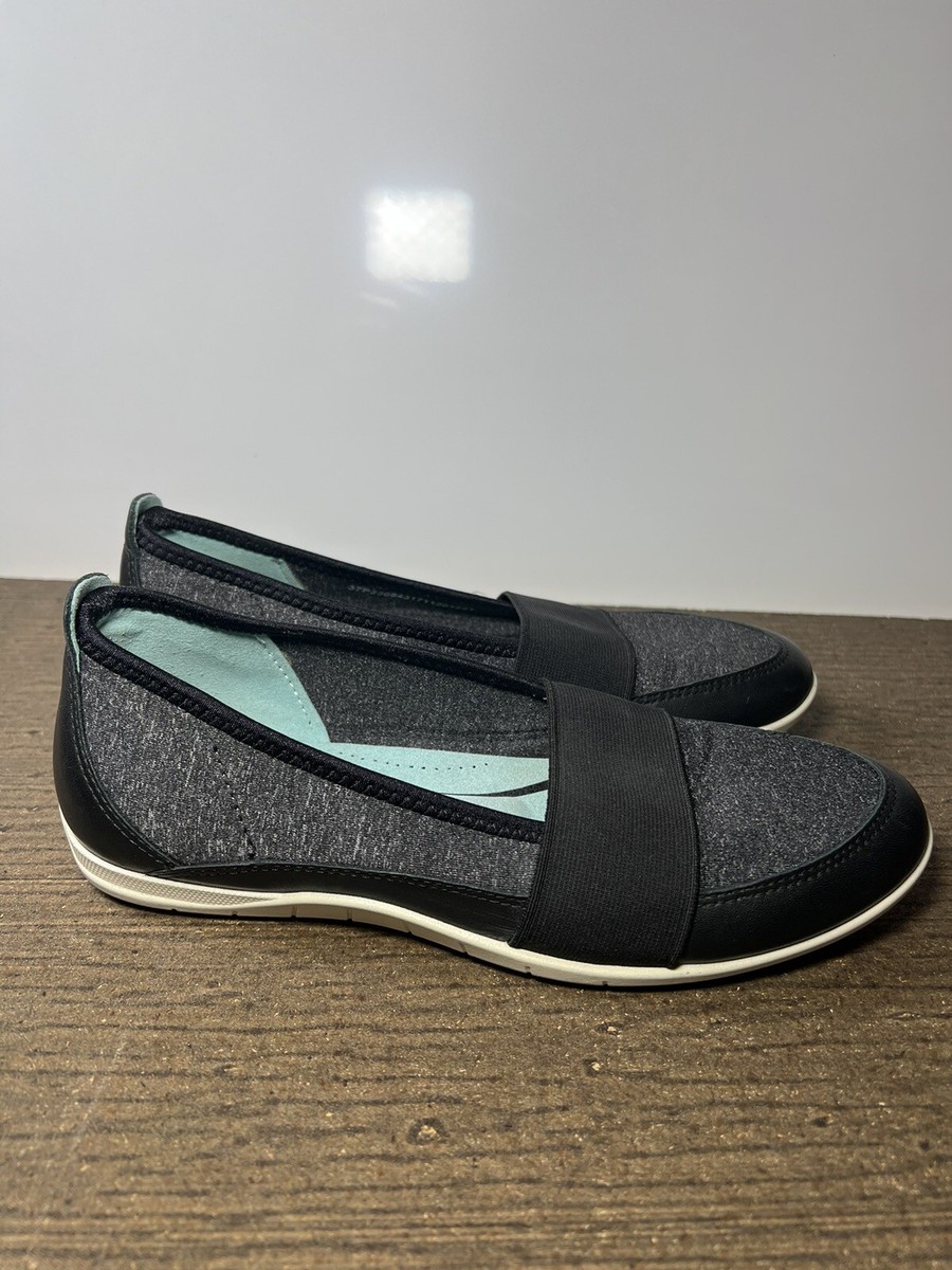 Ecco Bluma Ballet Flats Loafers Shoes Womens Size 37 EU US Black