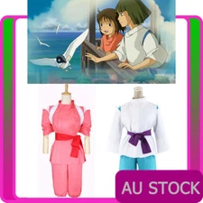Adult Spirited Away Costume Mens Teen Ladies Chihiro Ogino Anime Haku Ghibli