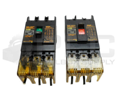 LOT OF 2 FUJI ELECTRIC SA33B AUTO BREAKER 15A 660VAC 3P | eBay