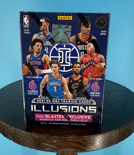 Illusions NBA 2021-22 Panini 36 Trading Cards Blaster Exclusive