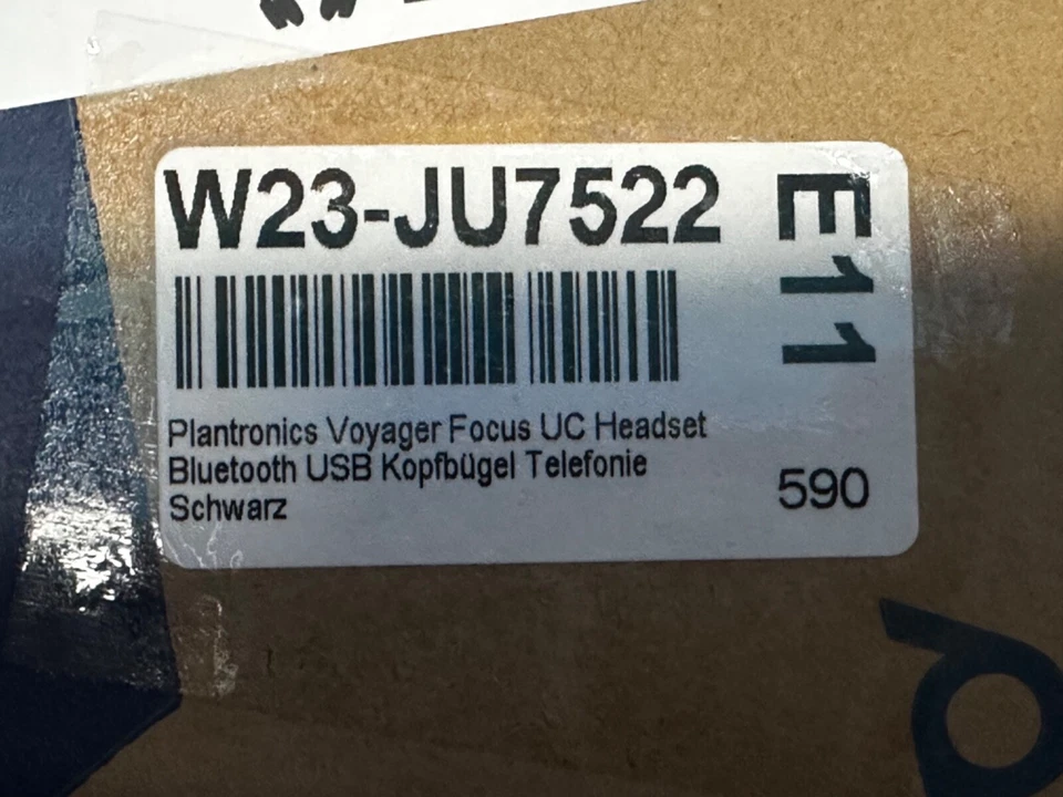 Plantronics Voyager Focus UC Ohraufliegende Kopfhörer-Schwarz W23-JU7522 - Bild 3 von 3