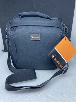 Slinger Alpine 160 Camera Bag Black Water Resistant Multi-Device Shoulder Strap