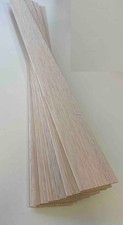 NEW - 15 Sheets of 5.5lb - 5.9 lb Density Balsa Wood 1/16 x 3 x 36 inch NEW - 15 Sheets of 5.5lb - 5.9 lb Density Balsa Wood 1/16 x 3 x 36 inch - Image 1