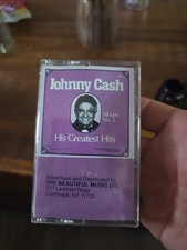 Johnny Cash His Greatest Hits Cassette Tape Album Number 1