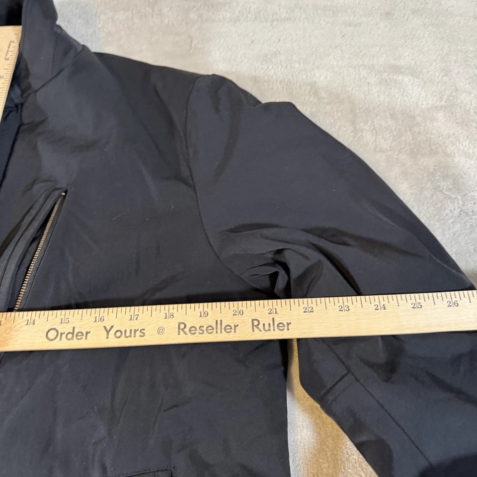 Theory Men's Heavy Coat Full Zip Size M Black *PREOWNED* - Image 4 of 4