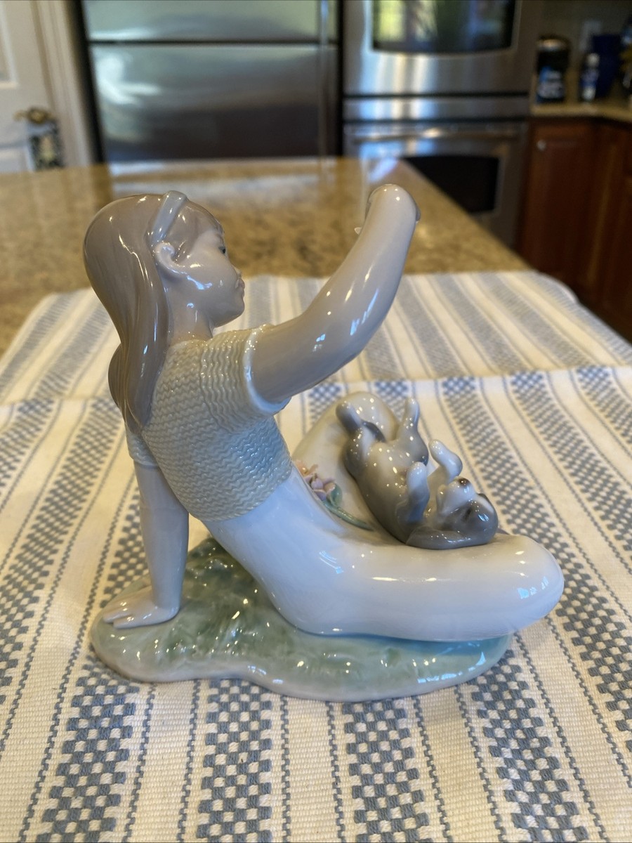 Lladro 7711 Playtime With Petals - Perfect Condition | eBay