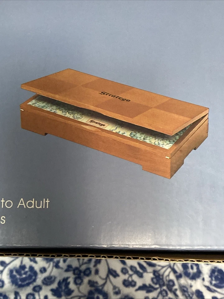 Vintage Michael Graves Stratego Board Game NOS Cherry Hardwood & Veneer Case - Image 3 of 4