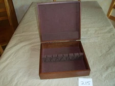 INTL SILVER CO STERLING SILVERPLATE FLATWARE STORAGE BOX CHEST CASE SERVICE 8