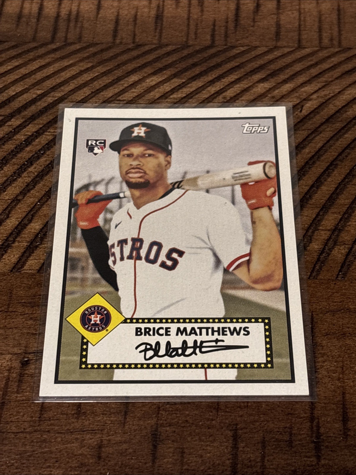 2026 Topps Series 1 BRICE MATTHEWS 1952 Variation Astros RC SSP Rookie #132 RARE