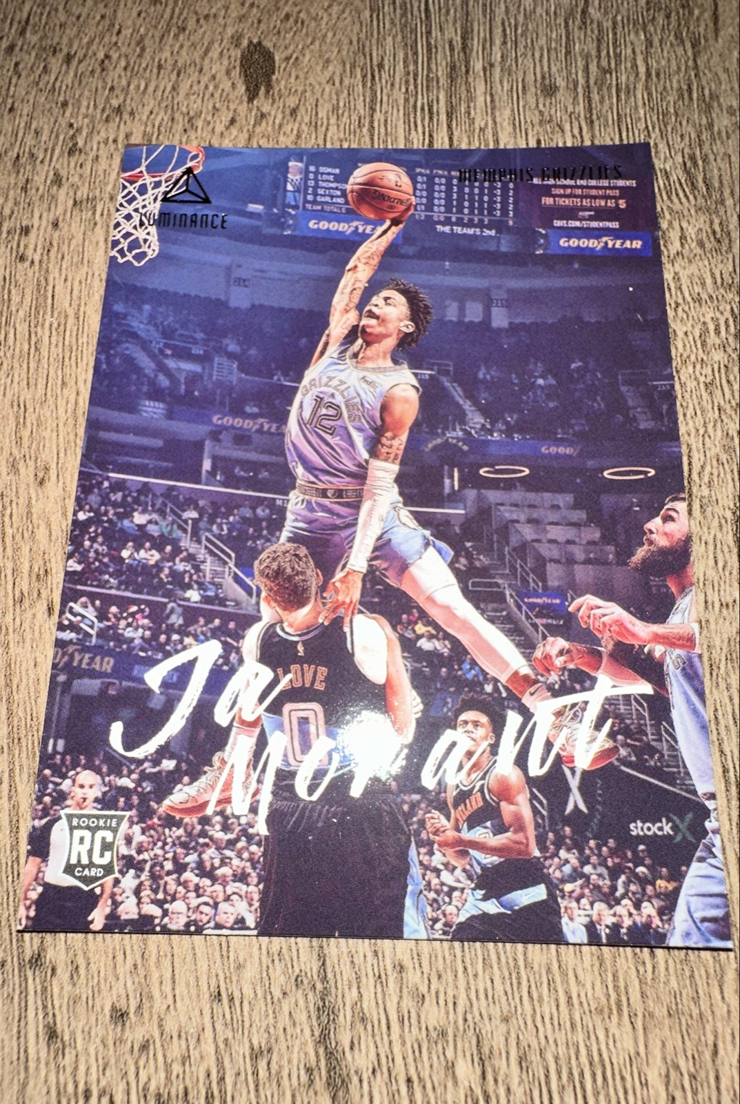 2019-20 Panini Chronicles - Luminance Ja Morant #165 (RC)