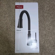 Pfister Classic Matte Black Single Handle Pull Down Kitchen Faucet F-529-7PFB