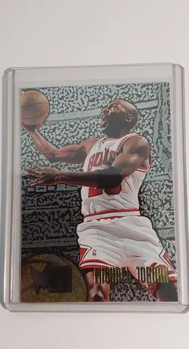 1995-96 Fleer Metal - Michael Jordan #13 Spotlight Silver