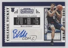 2019 Panini Contenders Draft Picks RPS College Ticket Brandon Clarke Auto 0k39