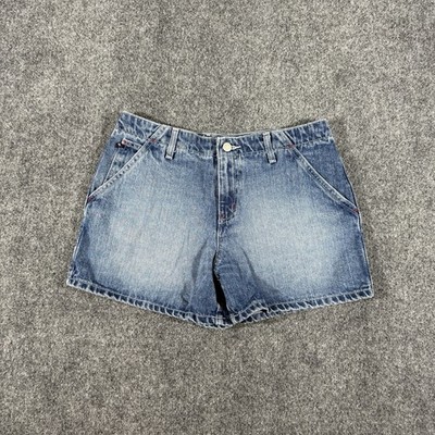 Vintage Polo Ralph Lauren Denim Shorts Womens Size 6 Jorts Mini Mom