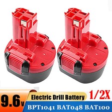 2x Batteria 5.0Ah per Bosch BAT048 PSR 960 BPT1041 BAT100 GSR PSR 9.6V NiMH Batteria