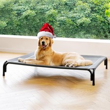 Elevated Dog Bed Raised Outdoor Dog Cot for Large Dogs, Installation Requires...