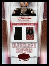 2007 Leaf Certified Materials Joe Thomas Mirror Red Jersey Rookie /250 TV2080