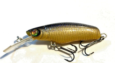DUEL Zombi Shad Wobbler, Crankbait, Kunstköder, 7 cm, Floating