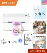 High-Speed Bluetooth Thermal Shipping Label Printer for Small Business Success