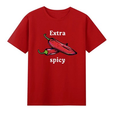 Extra Spicy Chili Peppers Food Lover Graphic Tee