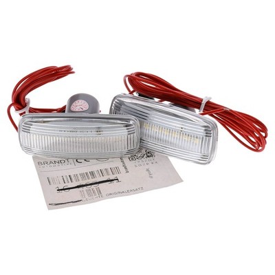 SEITEN BLINKER Blinkleuchten LED Weiss für Jeep Commander I XH XK Liberty II KK