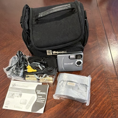 #ad ShareCam TV Compact Digital Camera Silver AA Accessories amp; Manual $49.99