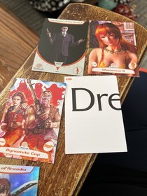 Sega Dreamcast Trading Cards 20 Singles, 4 Open Packs Limited Run Games READ