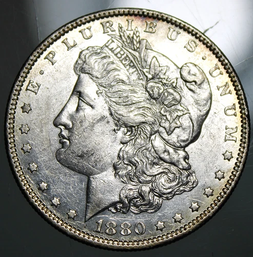 1880 O Morgan Silver Dollar - Choice AU+ !!
