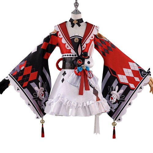 Honkai:star Rail Sparkle Cosplay Costume Hat Necklace Party Cloak Uniform Suit - 第 2/22 張圖片