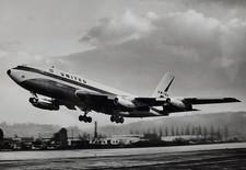 Vintage Photograph United Airlines Airplane Taking Off Boeing Company Photo