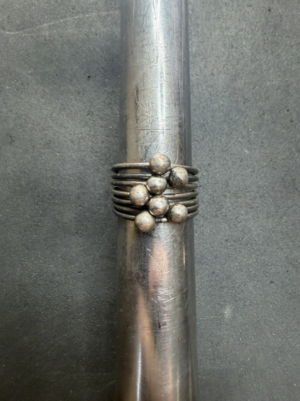 8.7g VTG Sterling Silver 925 Multi Stacker Ring Size 8 Jewelry Lot I