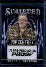 Leaf Pop Century Scripted Roger L. Jackson 1/1 Pre Production Proof