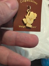 NEW Weight Watchers 16 Weeks Clapping Hands Gold Tone Charm