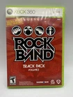 Rock Band Track Pack: Vol. 2 (Microsoft Xbox 360, 2008) CIB / Complete - Tested