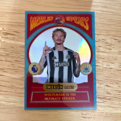 Topps 2025-26 Merlin Premier League Nick Woltemade MS-14 Merlin Speaks Holo