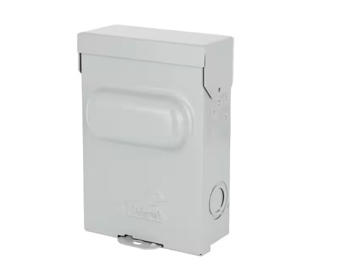 Midwest Electric 60 Amp 240-Volt Non-Fuse Metallic Outdoor AC Disconnect
