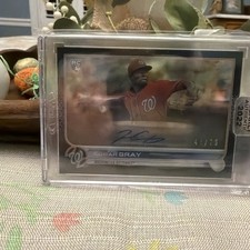 2022 Topps Clearly Authentic Autographs - Josiah Gray #CAA-JG Black /75 (AU, RC)