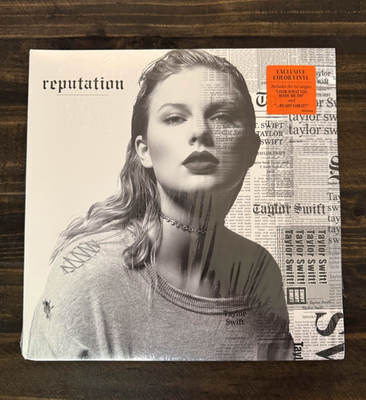 Reputation by Taylor Swift (Translucent Orange Vinyl, 2-Disc Set
