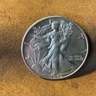 1943 Walking Liberty Half Dollar - AU Condition (90% Silver)