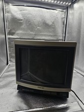 Sony KV-1325R 13  Trinitron Vintage Retro Gaming TV Television Woodgrain 1987